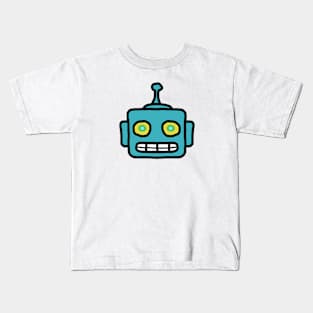 old robot head Kids T-Shirt